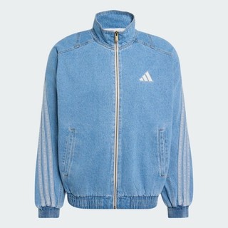 Adidas 愛迪達 Sta Dnm Jkt KV8347 男 立領外套 丹寧外套 休閒穿搭 藍