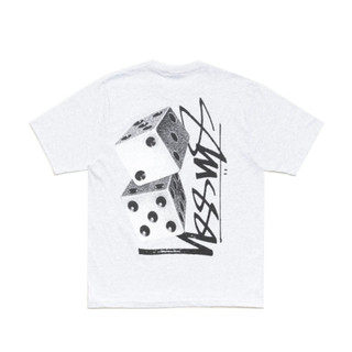 Stussy Tall Dice Tee 骰子短T 淺灰