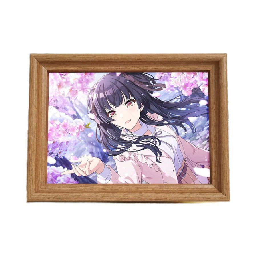 🪩アイドルマスター🪩偶像大師 週邊 偶像大師係列 偶像大師閃耀色彩黛冬優子動漫二次元週邊木質相框新款桌擺臺擺件 OVVB