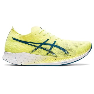 Asics 男鞋 慢跑鞋 MAGIC SPEED 馬拉松 緩震 回彈 穩定 黃【運動世界】1011B026-750
