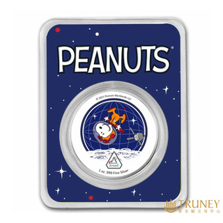 【TRUNEY貴金屬】Peanuts®史努比太空任務彩色銀章1盎司