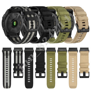 《台灣出貨》佳明 Garmin Fenix 7 Epix Gen Quick 戰術錶帶 快拆 22mm26mm 帆布錶帶