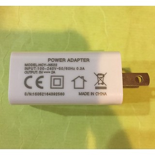 5V 2A USB充電器 5V2A充電器 豆腐頭 變壓器 白色