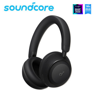 【Soundcore】Space 2 主動降噪無線耳罩式耳機｜深空黑