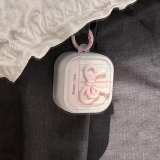 臺灣出貨🔥限時免運🔥甜美條紋蝴蝶結適用蘋果airpodspro1代2代3代4代藍牙耳機殼保護套