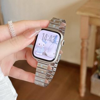 星星波點不鏽鋼磁吸錶帶 適用Apple watch11錶帶 iwatch錶帶 全系列通用錶帶 當季錶帶
