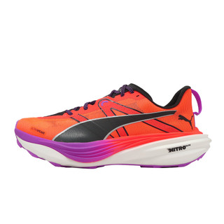 Puma 越野跑鞋 Deviate Nitro Elite Trail W 女鞋 橘 抓地 310468-02 ACS
