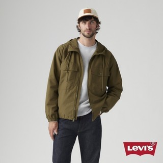 Levi's 男款 連帽抽繩式拉鍊外套 / 夾克 熱賣單品 001HX-0000