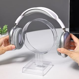 耳機架 耳機支架 桌面檯面置物架頭戴式耳麥展示架圓形支架電競遊戲耳機收納掛架 耳機掛鉤 電競耳機架