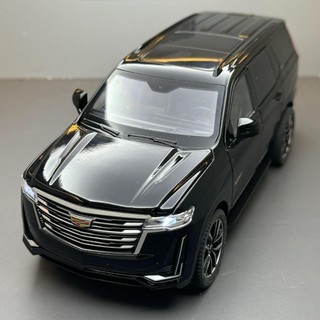 車模型 1:24 合金車 凱迪拉克 cadillac escalade 越野車 聲光 回力車 玩具車 汽車模型 模型車