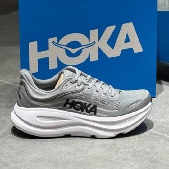 HOKA BONDI 9 輕便軟底跑鞋耐用時尚男女運動鞋 M4UB Q052 PBRG