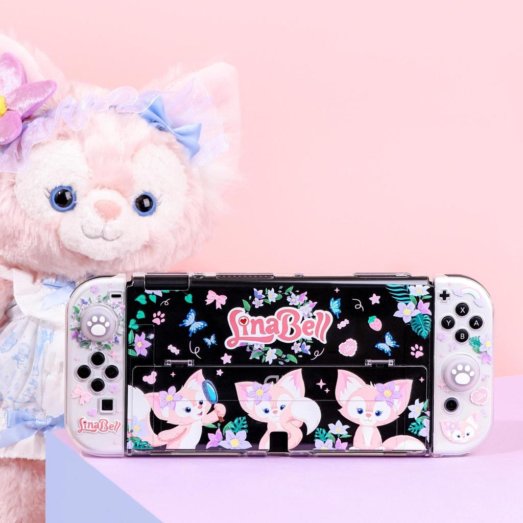 【限時免運】任天堂SWITCH OLED保護殼NS續航Switch2保護套可插底座 玲娜貝爾