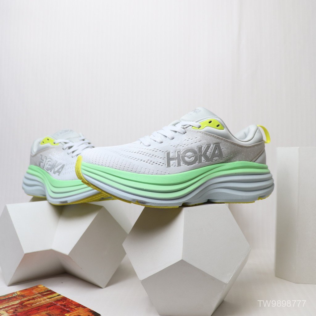 2026 HOKA Bondi 8 女士減震公路跑鞋,男女通用休閒運動鞋
