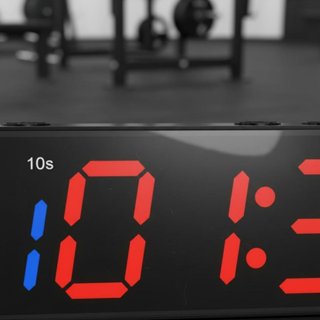 可定製的程式數字 Tabata Timer 強磁附件粘性鍛煉時鐘 -C 充電,適用於 Crossfitters、 Box