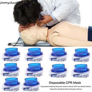 JIMMYCHOO CPR 面罩,口對口口呼吸一次性 CPR 面罩,便攜式快速保護器專業增強安全人工呼吸面罩生存工具