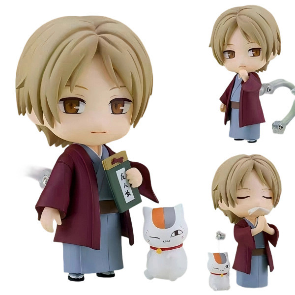 現貨Q版粘土人夏目友人帳 2675#夏目貴志與貓咪老師和服手辦預售