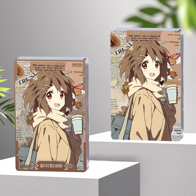 現🍄貨 輕音少女平澤唯亞克力流沙麻將定製動漫周邊立牌徽章吧唧擺件禮物