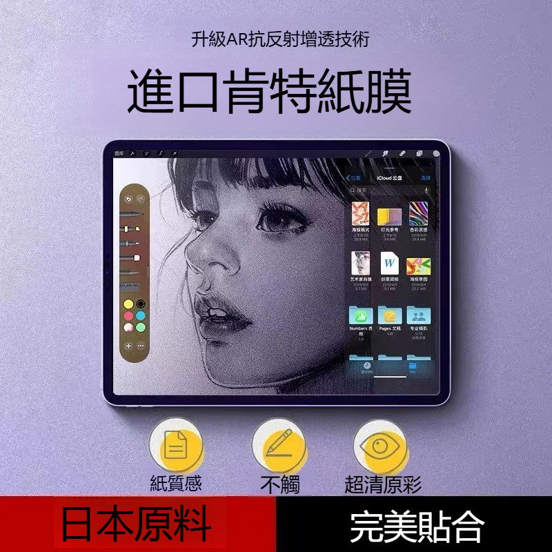 類紙膜 繪畫書寫 保護膜 適用iPad 12 11 10 Mini Air 6 7 8 M3 M4 Pro M5 11吋