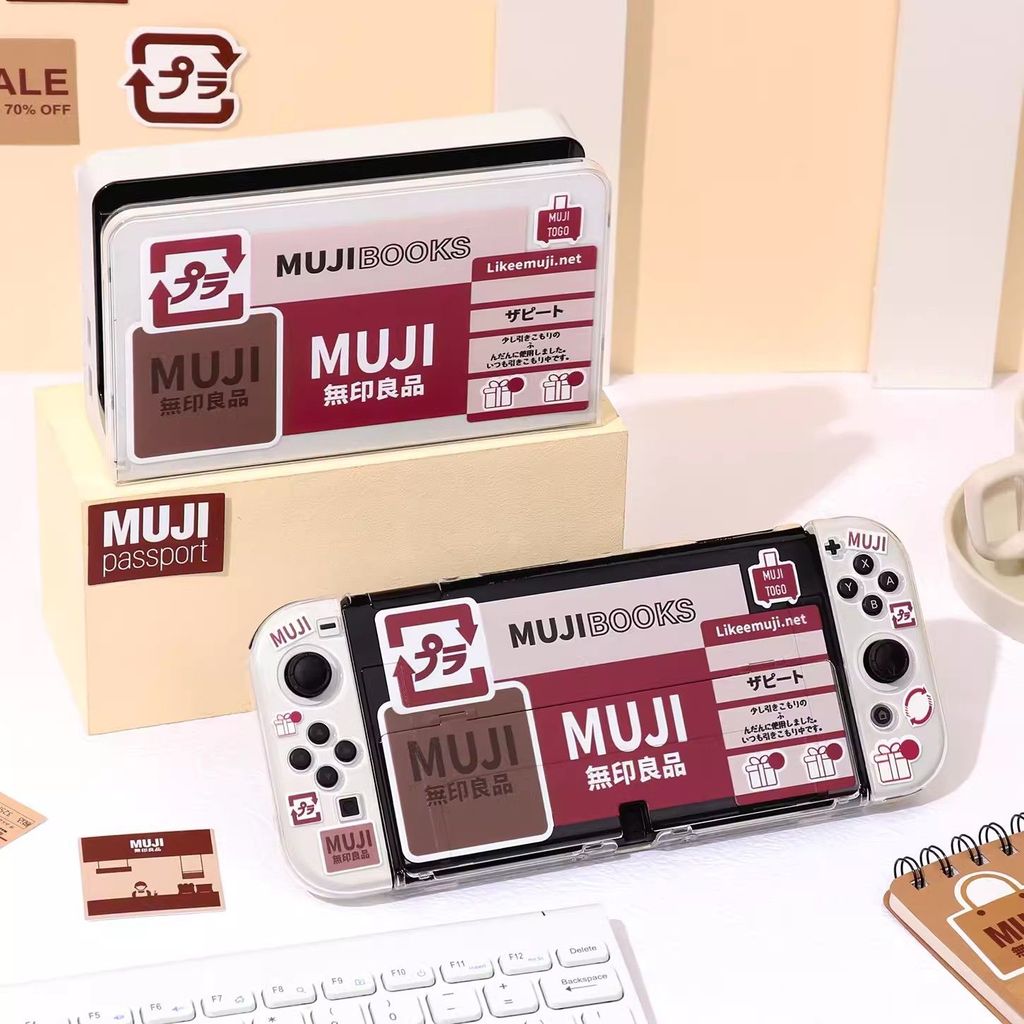 【限時免運】任天堂SWITCH OLED保護殼NS續航Switch2保護套可插底座 良品貼畫