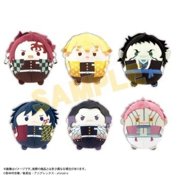 鬼滅之刃＿圓滾滾＿胖娃 娃娃 吊飾＿義勇 炭治郎 蝴蝶忍 獪岳 漪窩座 善逸