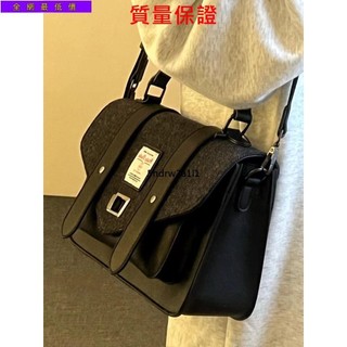 🚚活動價🚚Mohira khos復古女包妮子劍橋包英倫風手提斜挎郵差包格紋小方包97