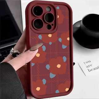 ins格紋花朵 OPPO A5 A3 A6 PRO 5G A9 A16 A17 A73 A57 A77 4G 手機殼
