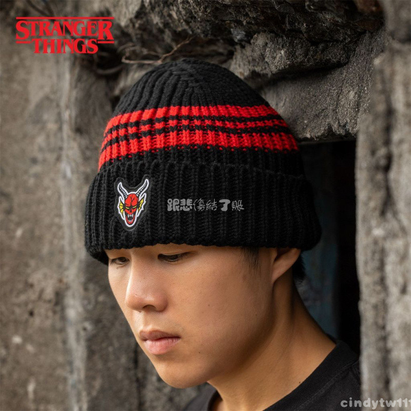 台出🔥│Stranger Things正版怪奇物語第五季周邊針織帽地獄火毛線帽子 怪奇物語周邊 怪奇物語同人 怪奇物語