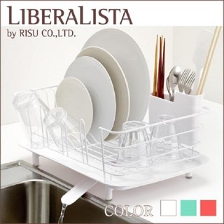 日本 LIBERALISTA 餐具收納瀝水籃 (大) - 共三色