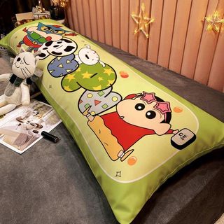 2026新品✅網路熱銷🔥桃園有貨🔥卡通可愛蠟筆小新長條枕抱枕男女生睡覺床上夾腿側睡枕頭床頭靠枕