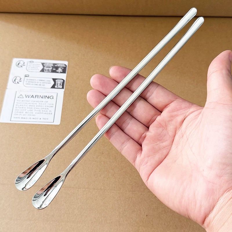 🥇臺北店/免運🥇316不鏽鋼長柄攪拌勺精緻冰勺高顏值咖啡勺甜品勺蜂蜜調羹勺子GY2LK