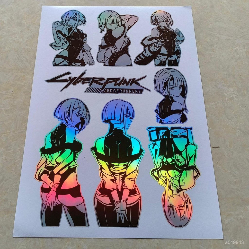 ⚡️Cyberpunk 2077⚡️ 電馭叛客 電馭叛客週邊 邊緣行者 賽博朋克 賽博朋克邊緣行者露西鐳射貼紙手帳裝飾二