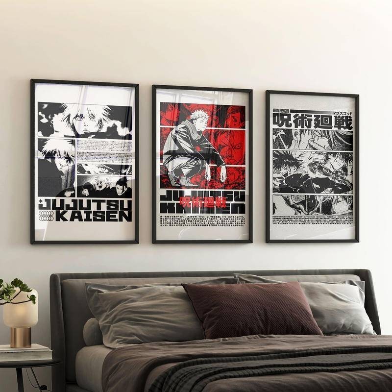裝飾畫🔥咒術迴戰 Jujutsu Kaisen 動漫 家居 噴繪畫 海報 裝飾畫 背景墻掛畫