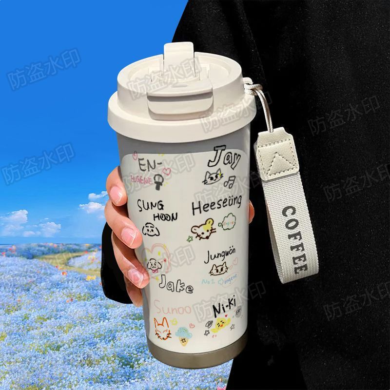 熱銷🤩enhypen 週邊 enhypen專輯 enhypen小卡 enhypen應援物 屬性應援保溫杯大