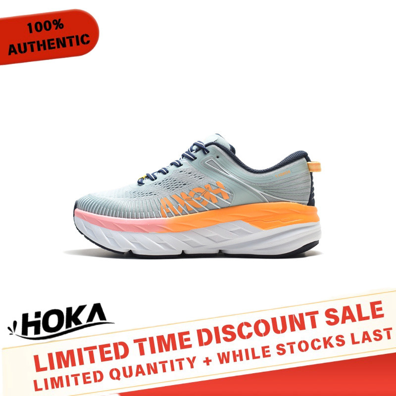 (100% 正品)HOKA ONE ONE BONDI 7 運動鞋 1110519BHBI 限時優惠特賣 - 5 年保修