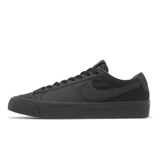 Nike 滑板鞋 Zoom Blazer Low Pro 男女鞋 黑 皮革 休閒鞋 [ACS] DR9099-001