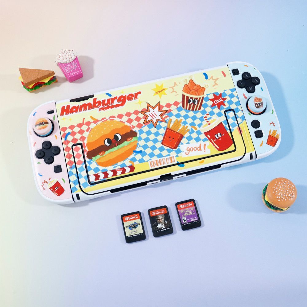【限時免運】原創熱量Party適用switch2保護套switch oled殼任天堂保護殼ns2
