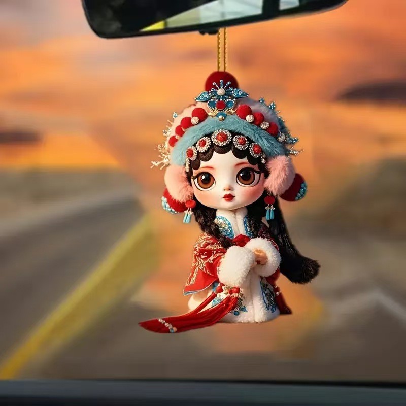 台灣現貨🎀花旦仙子吊墜 國風吊飾 亞克力唯美飾品 包包斜挎包鑰匙扣 交換禮物 校園活動小禮品 生日禮物 掛件 掛飾