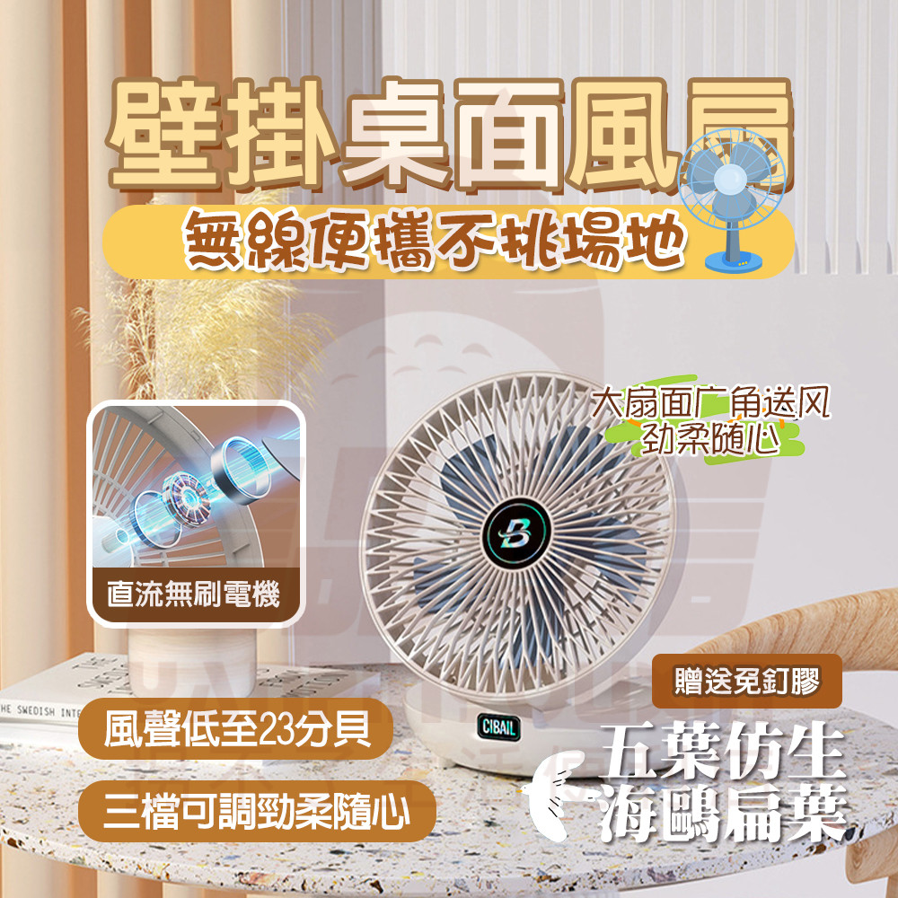 隔日🚚 壁掛桌面風扇 空氣循環扇 台/壁兩用 風扇 廚房風扇 折疊風扇 靜音風扇 風扇 觸控 桌扇 壁扇 電風扇