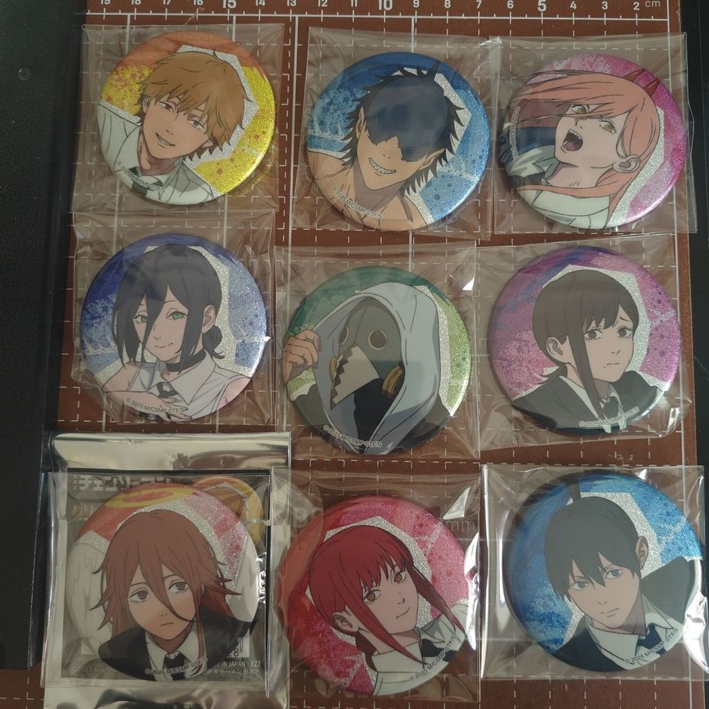 熱銷日谷電鋸人劇場版蕾賽篇細閃吧唧57mm徽章穀子動漫周邊