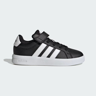 Adidas 運動休閒鞋 中童 Grand Court 3.0 El C 黑 HP3533