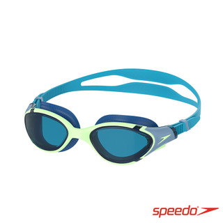 【Speedo】成人 運動泳鏡 Biofuse2.0 鈷藍/淡綠