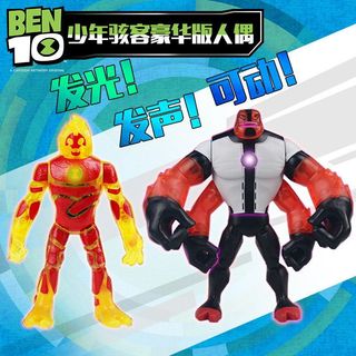 新北出貨💥Playmates BEN10人偶 少年駭客人偶 變形英雄聲光人偶 超級可動玩具 創意玩具 動漫周邊