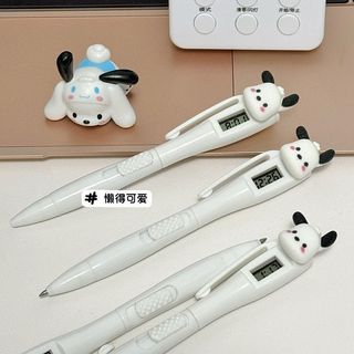 開學必備🎈珠筆鐘錶學 筆文具 電子考試筆 創意帕恰狗 生書寫圓珠 電子時鐘圓小新家🏠