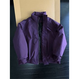 免運|桃園出貨|烏梅紫色bomber斜切棉服男冬季加厚夾棉clenfit棉衣高級感棒球服