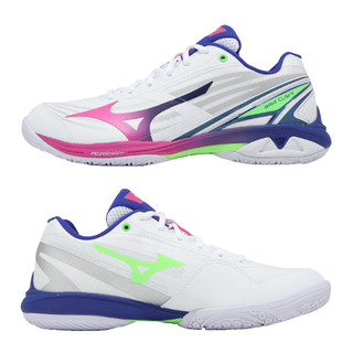 Mizuno 美津濃 羽球鞋 Wave Claw 4 寬楦 男女鞋 鴛鴦配色 白 71GA2643-01 [ACS]