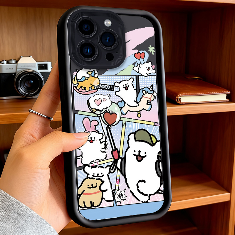線條小狗 Google Pixel 10 9 Pro 9A XL 8 8A 7 7A 手機殼 防摔軟殼 Y61U