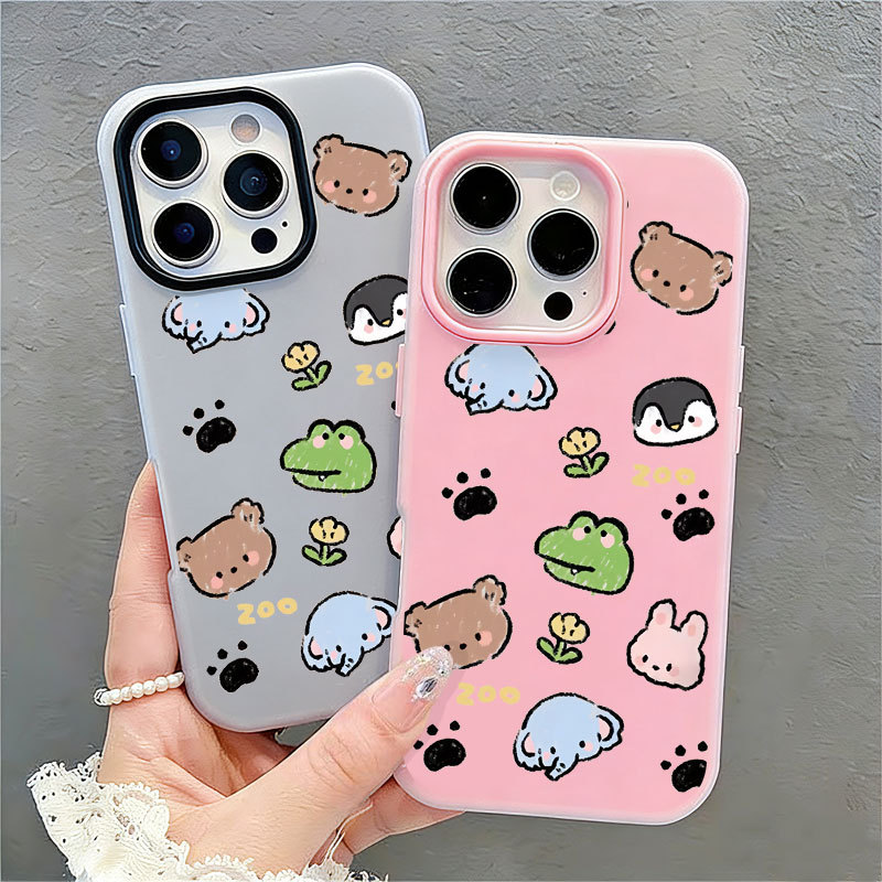 Q版卡通治愈動物 谷歌 Googl PIXEL 10 Pro XL 9 8 8A 7 7A 防摔 手機殼