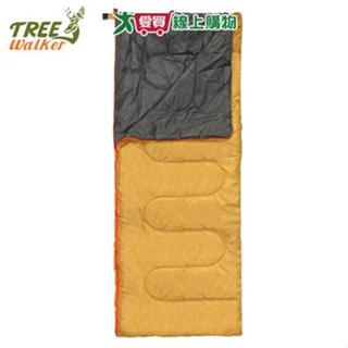 TreeWalker萊茂 輕巧信封睡袋 輕量型 信封式 雙向雙面拉鍊 睡袋 輕巧 露營 出遊【愛買】