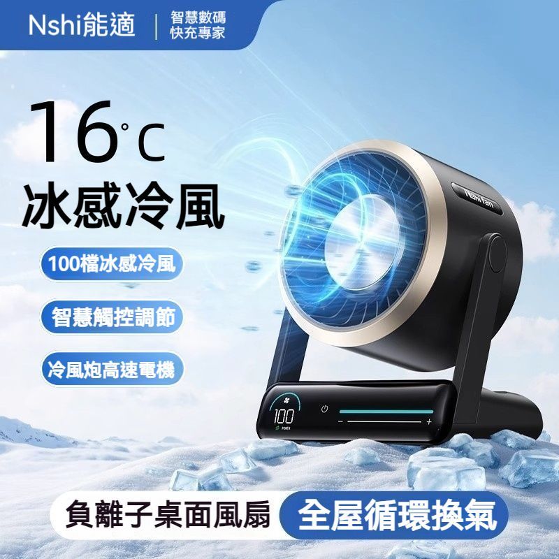 【隔日達】靜音空氣循環扇 高速桌面電扇 冷氣扇 電風扇 負離子風扇 電扇 桌扇 迷你扇 渦流循環扇 冰感智能風扇