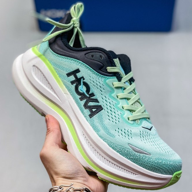 TOP HOKA ONE ONE Bondi 9 低幫厚底防震跑鞋 JSFS